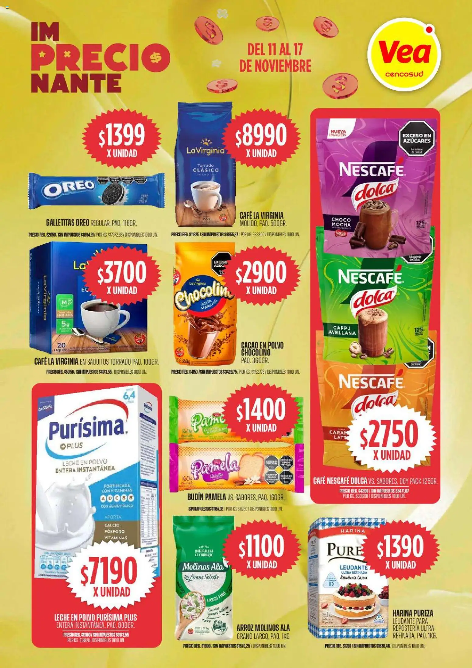 Vea ofertas │ válido desde el 11.11.2025 | Página: 3 | Productos: Vitaminas, Budín, Leche, Cacao