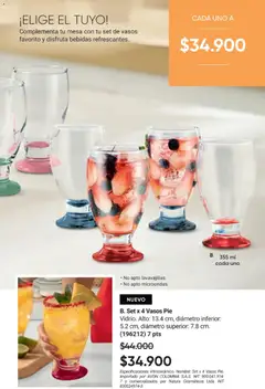 Avon - Ciclo 17 -  Vista previa de la revista de la tienda Avon valido desde el 01.12.2025 | Página: 23 | Productos: Vasos, Mesa