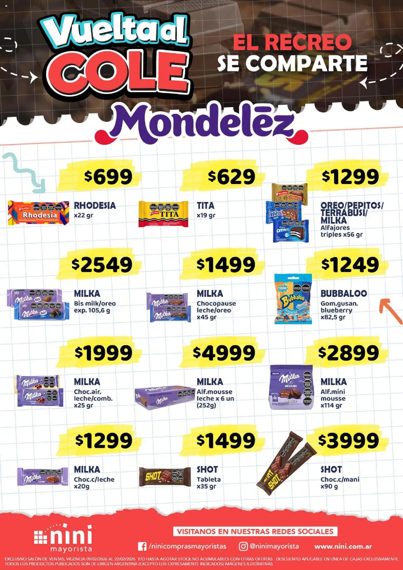 Vuelta al COLE │ válido desde el 09.02.2026 | Página: 9 | Productos: Tableta, Mousse, Leche, Huevos