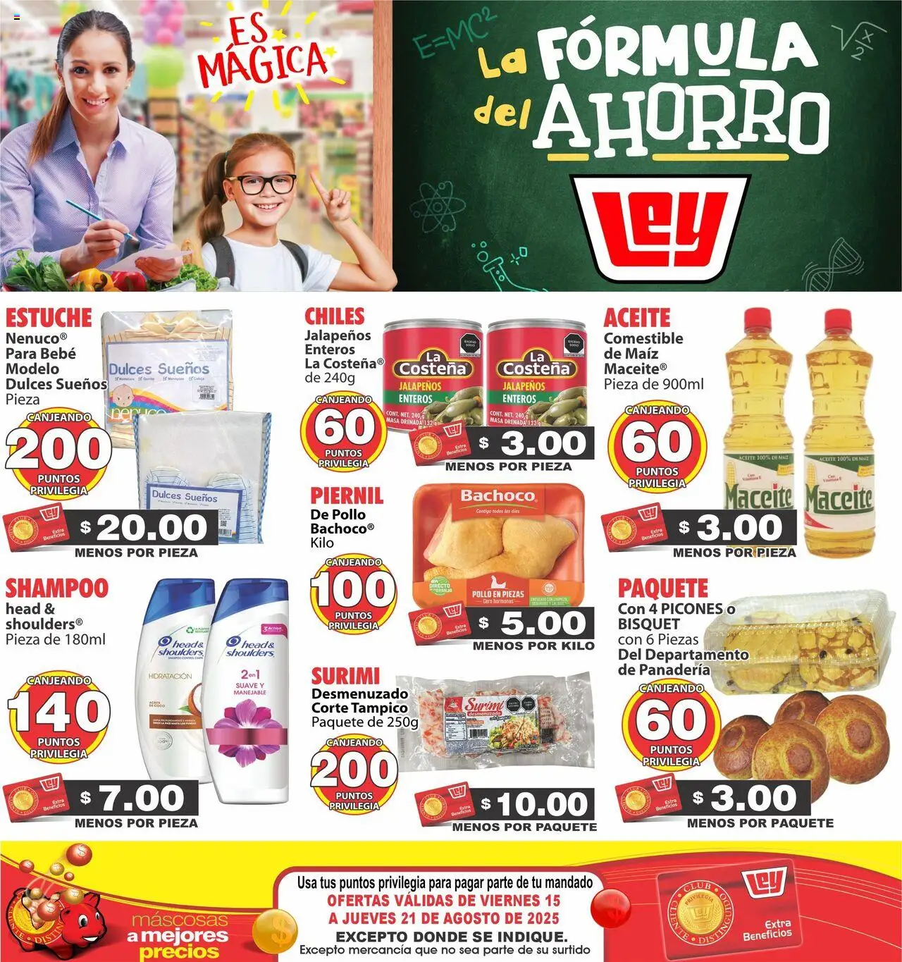Nuevas ofertas de Casa Ley válidas en toda la República Mexicana desde el 15.08.2025. ¡Encuentra las mejores ofertas en Casa Ley folleto! | Página: 1 | Productos: Maíz, Estuche, Dulces, Panadería