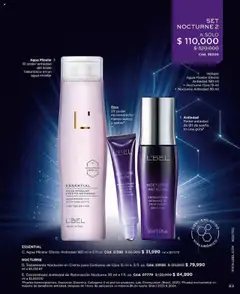 L'Bel revista - valida desde el 09.07.2025 | Página: 83 | Productos: Agua micelar, Crema, Contorno, Contorno de ojos