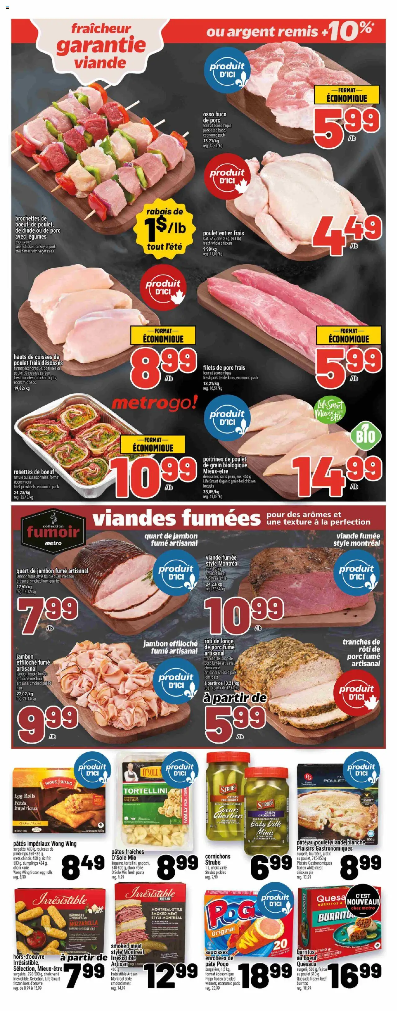 Metro flyer valid from 11.09.2025 | Page: 9 | Products: Beef, Pasta, Turkey, Ham