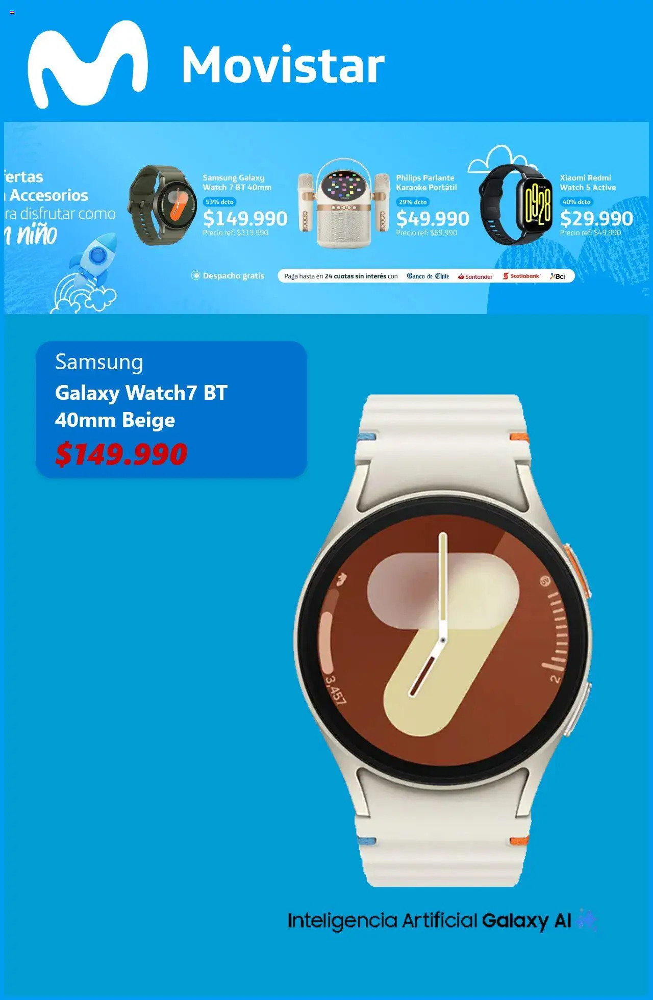 Movistar ofertas  │ válido desde el 05.08.2025 | Página: 5 | Productos: Parlante, Banco