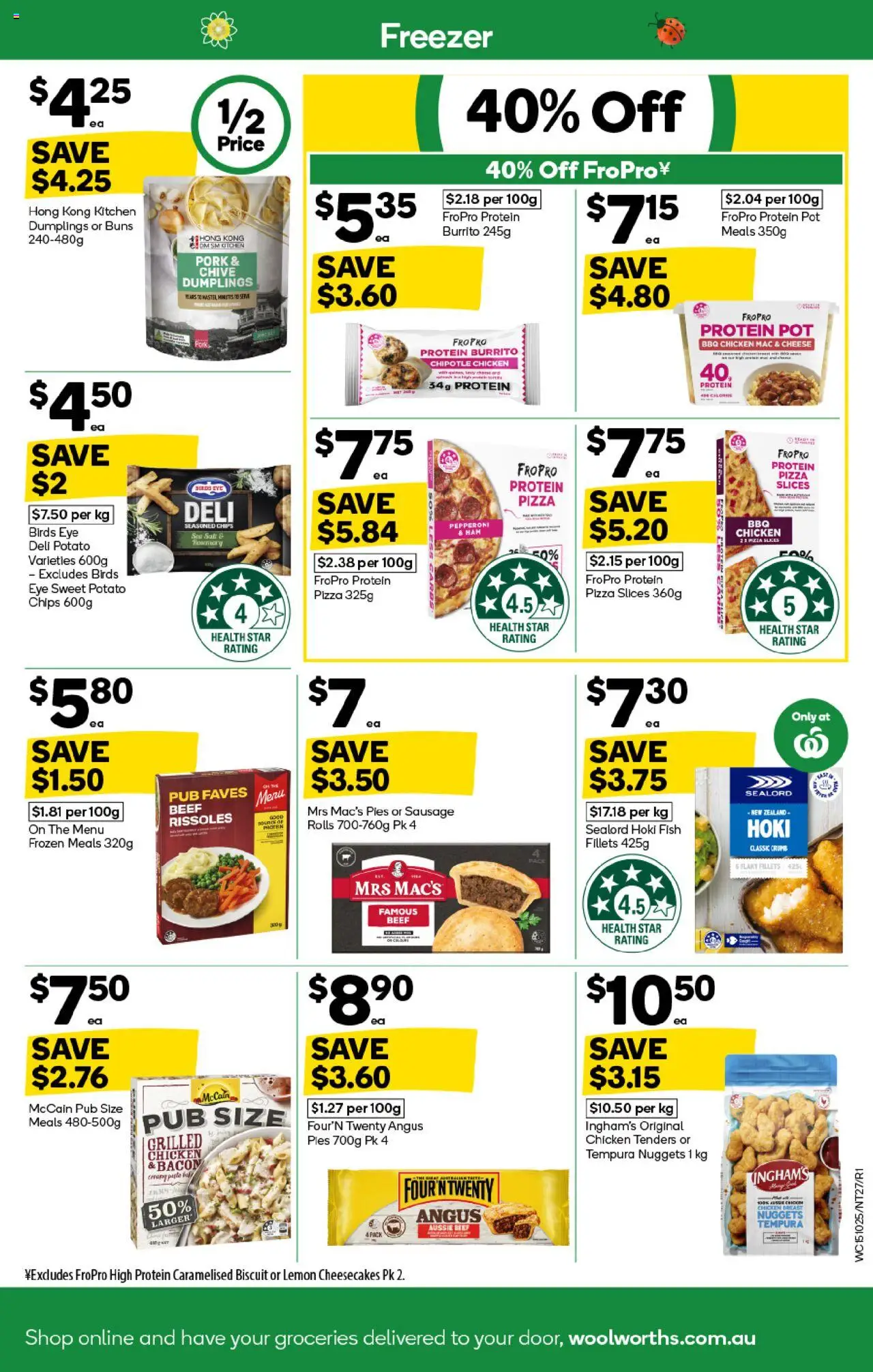 Woolworths catalogue - valid from 15.10.2025 | Page: 27 | Products: Bacon, Cheese, Pizza, Pork
