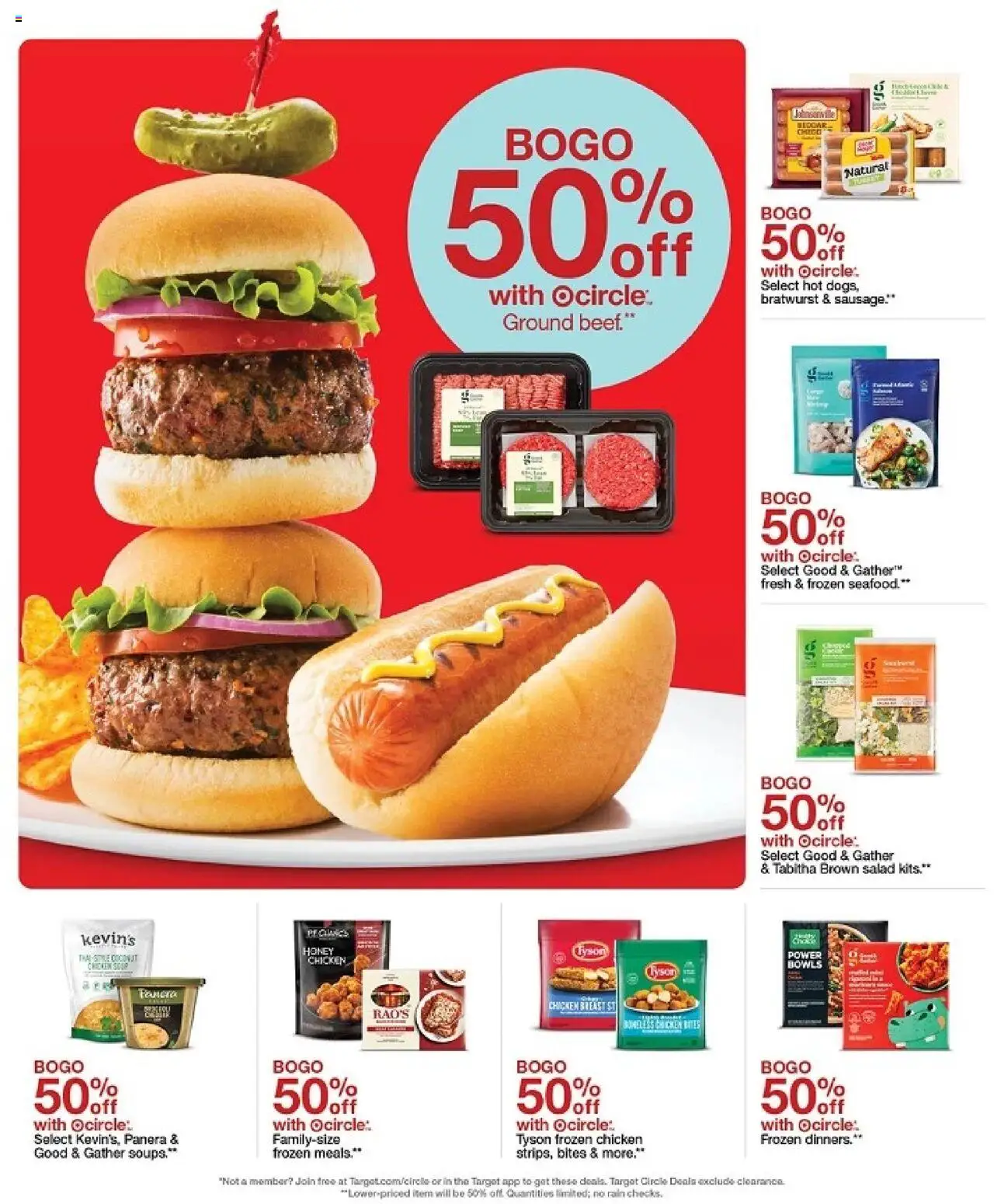 Target Weekly Ad - valid from 05.10.2025 | Page: 18 | Products: Beef, Salad, Seafood, Sausage