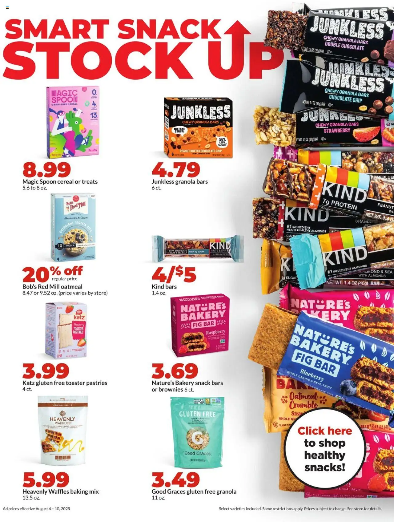 HyVee Weekly Ad - valid from 04.08.2025 | Page: 32 | Products: Bakery, Nuts, Cream, Sugar