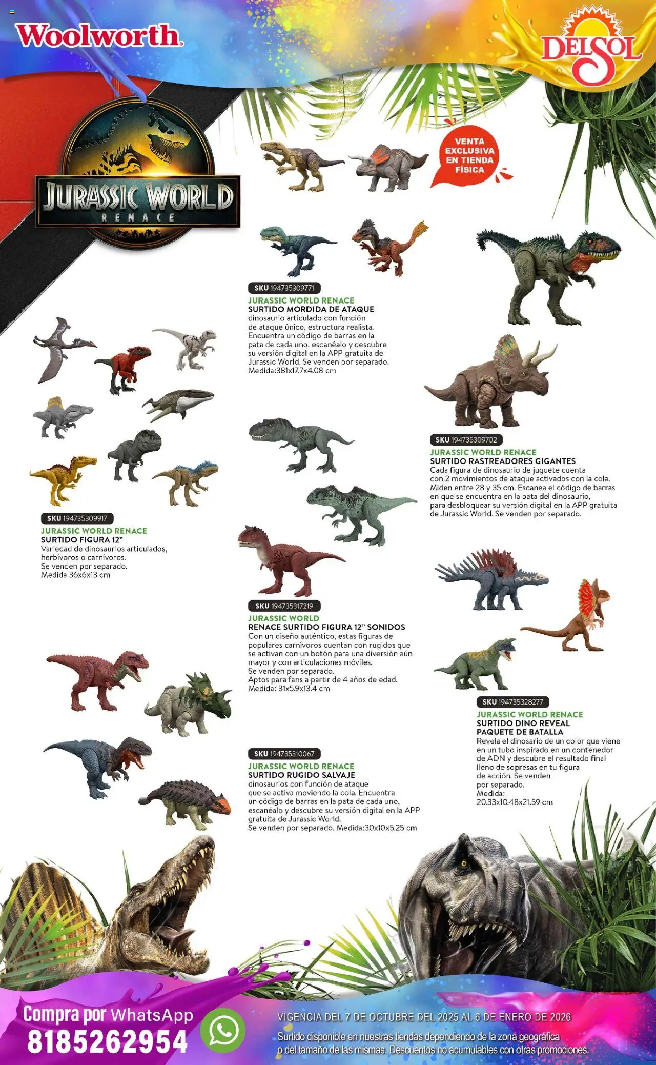 Nuevas ofertas de Del Sol y Woolworth válidas en toda la República Mexicana desde el 07.10.2025. ¡Encuentra las mejores ofertas en Del Sol y Woolworth - Catálogo Castillo Del Juguete! | Página: 147 | Productos: Contenedor