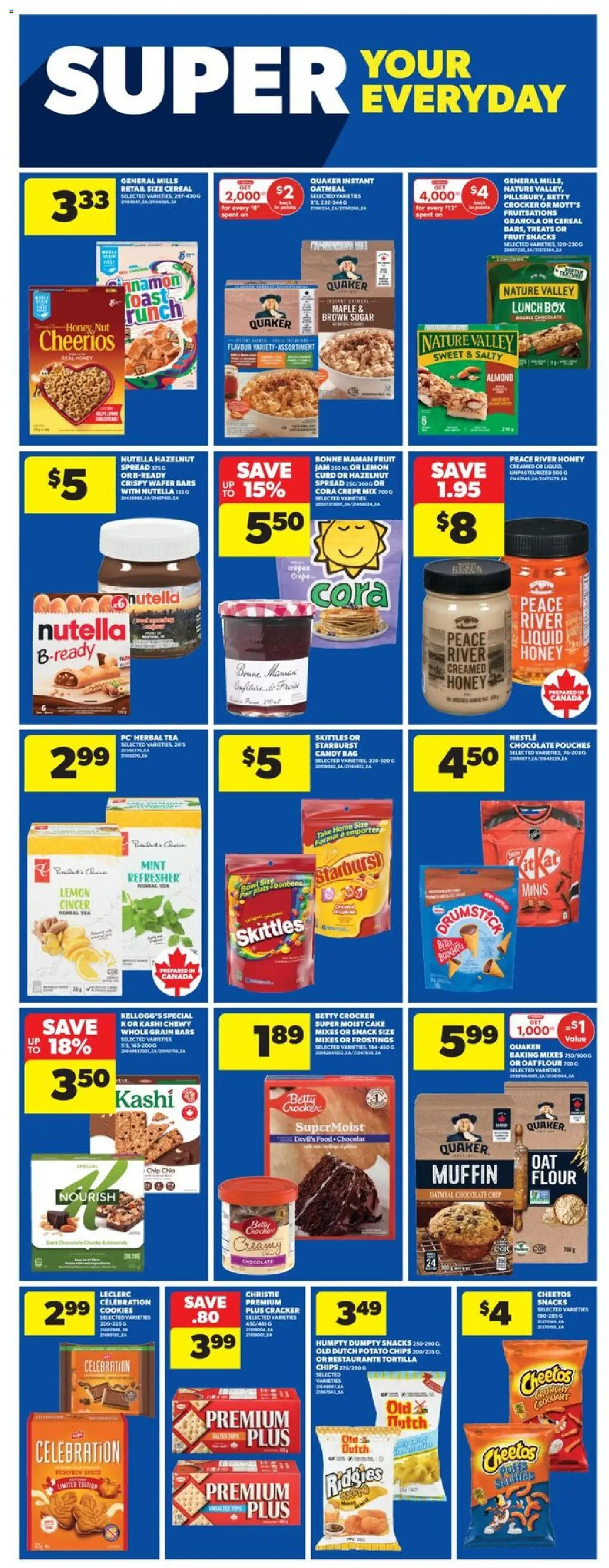 Real Canadian Superstore flyer valid from 02.10.2025 | Page: 17 | Products: Chips, Bag, Box, Pumpkin