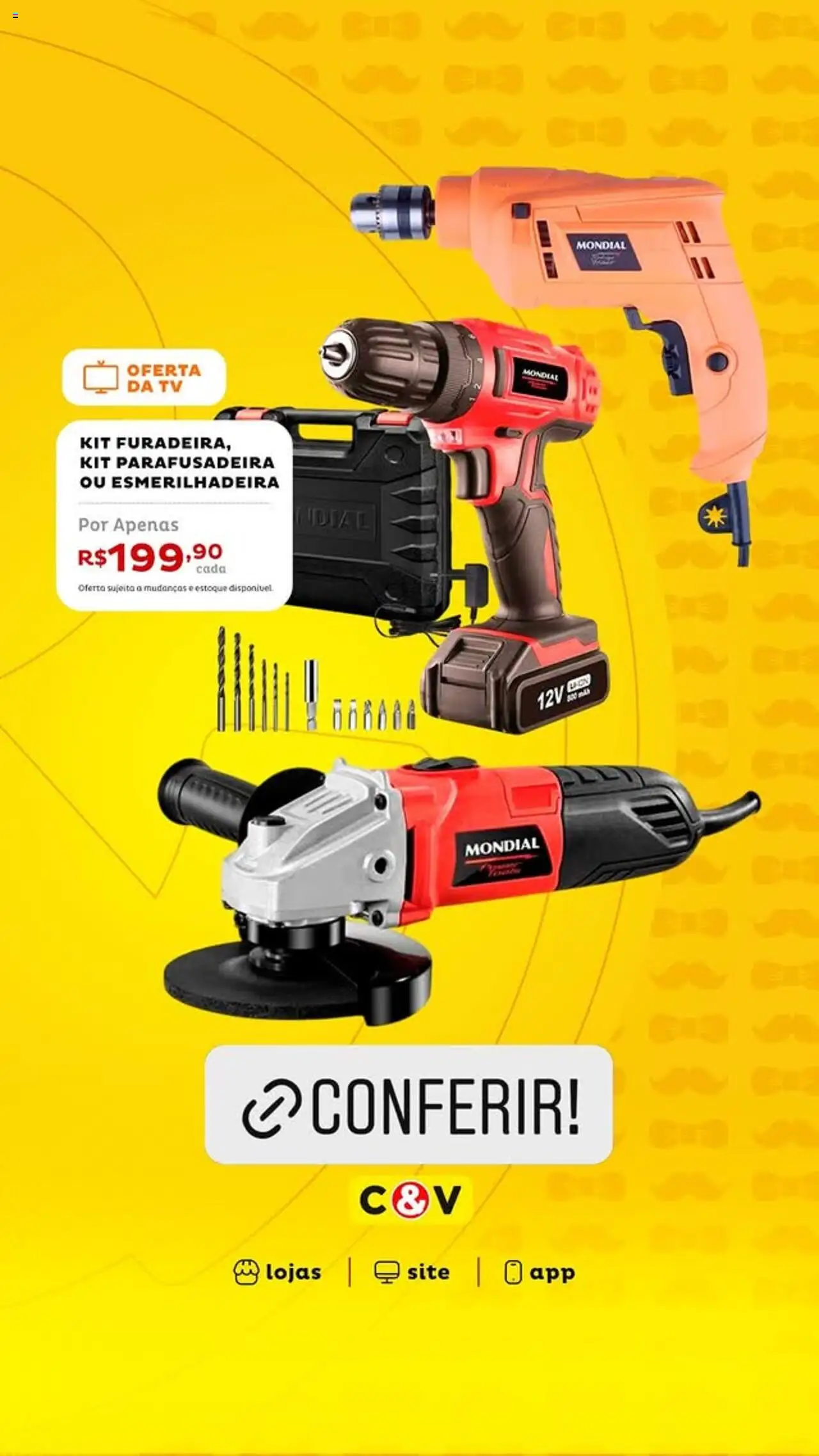 Casa e Video Folheto - válido de 11.08.2025 | Página: 4 | Produtos: Tv, Parafusadeira, Esmerilhadeira
