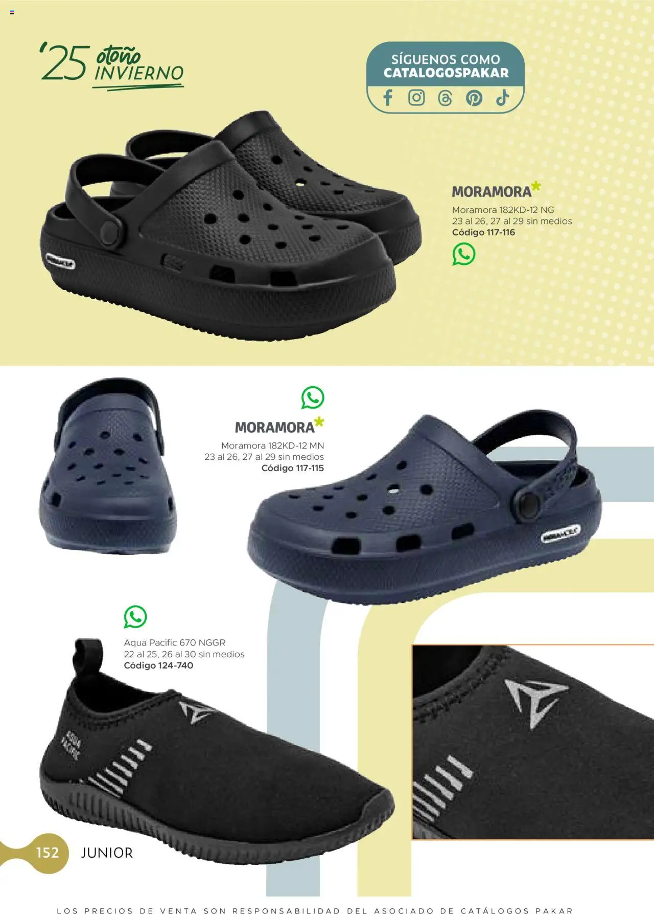 Nuevas ofertas de SC Pakar válidas en toda la República Mexicana desde el 24.07.2025. ¡Encuentra las mejores ofertas en SC Pakar - Catálogo Junior otoño / invierno! | Página: 152