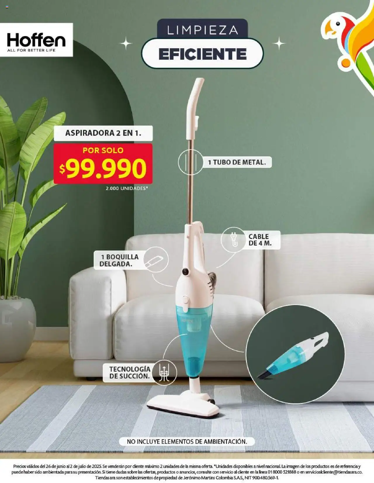 Ara revista - valida desde el 26.06.2025 | Página: 22 | Productos: Cable, Aspiradora, Sobre