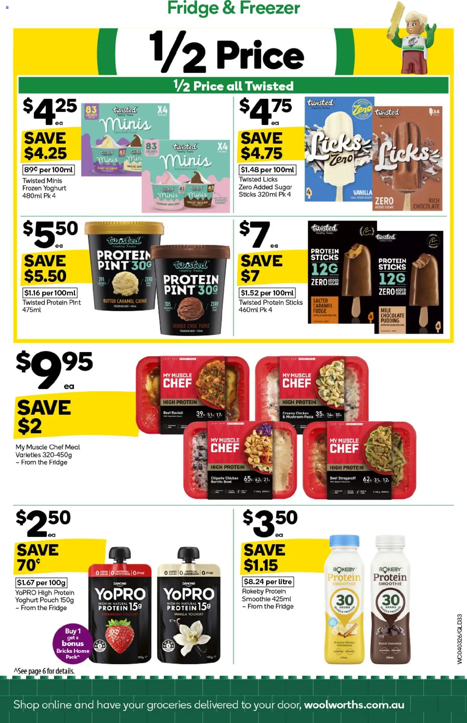 Woolworths catalogue - valid from 04.03.2026 | Page: 33 | Products: Milk, Pudding, Fridge, Freezer