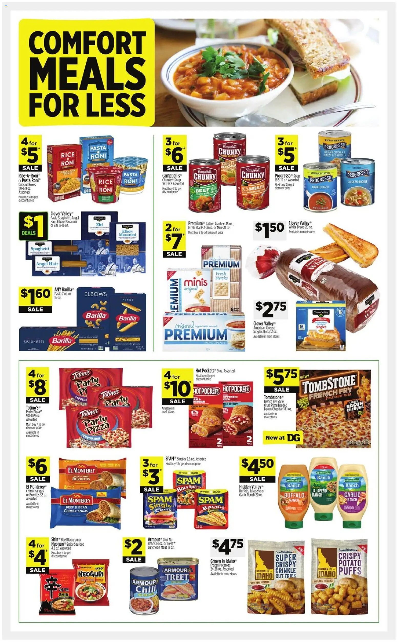 Dollar General Weekly Ad - TX - valid from 30.11.2025 | Page: 9 | Products: Bread, Pizza, Beef, Seafood