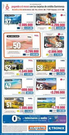 Alkosto - Temporada de Computadores y Celulares -  Vista previa de la revista de la tienda Alkosto valido desde el 31.01.2026 | Página: 5 | Productos: Té, Video, Audio