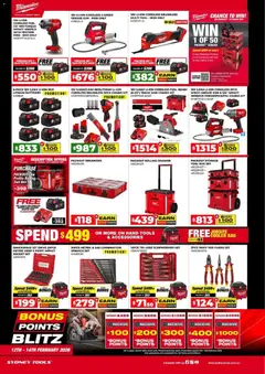 Preview of Sydney Tools Catalogue - valid from 12.02.2026 | Page: 2 | Products: Drawer, Accessories, Batteries, Bag