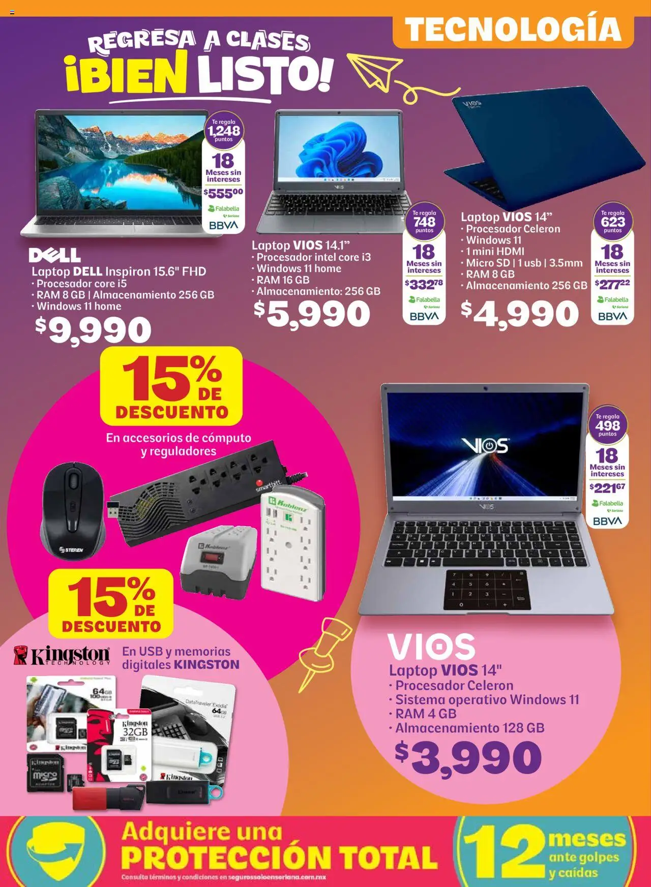 Nuevas ofertas de Soriana válidas en toda la República Mexicana desde el 14.08.2025. ¡Encuentra las mejores ofertas en Soriana - Regresa a clases bien listo Súper Nacional! | Página: 37 | Productos: Usb, Micro SD, Té