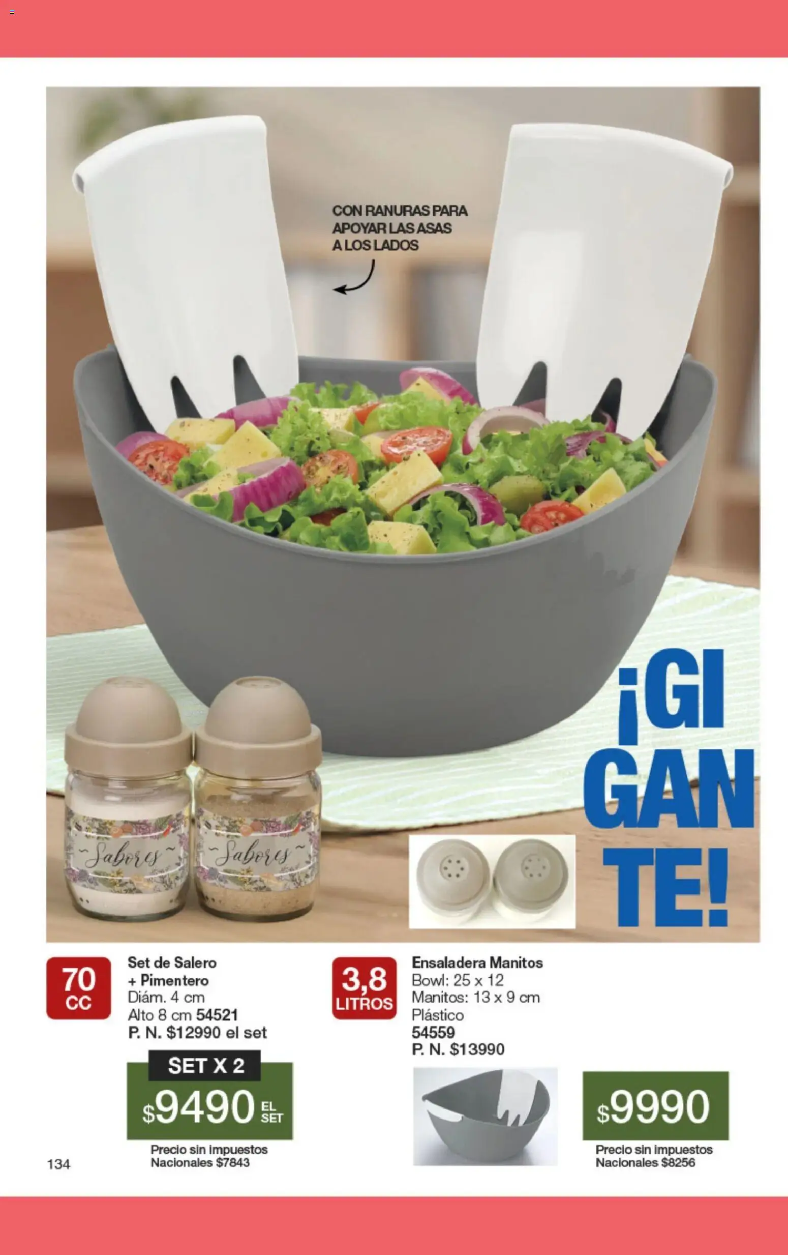 Gigot - CAMPAÑA 03 │ válido desde el 01.03.2026 | Página: 134 | Productos: Bowl, Ensaladera
