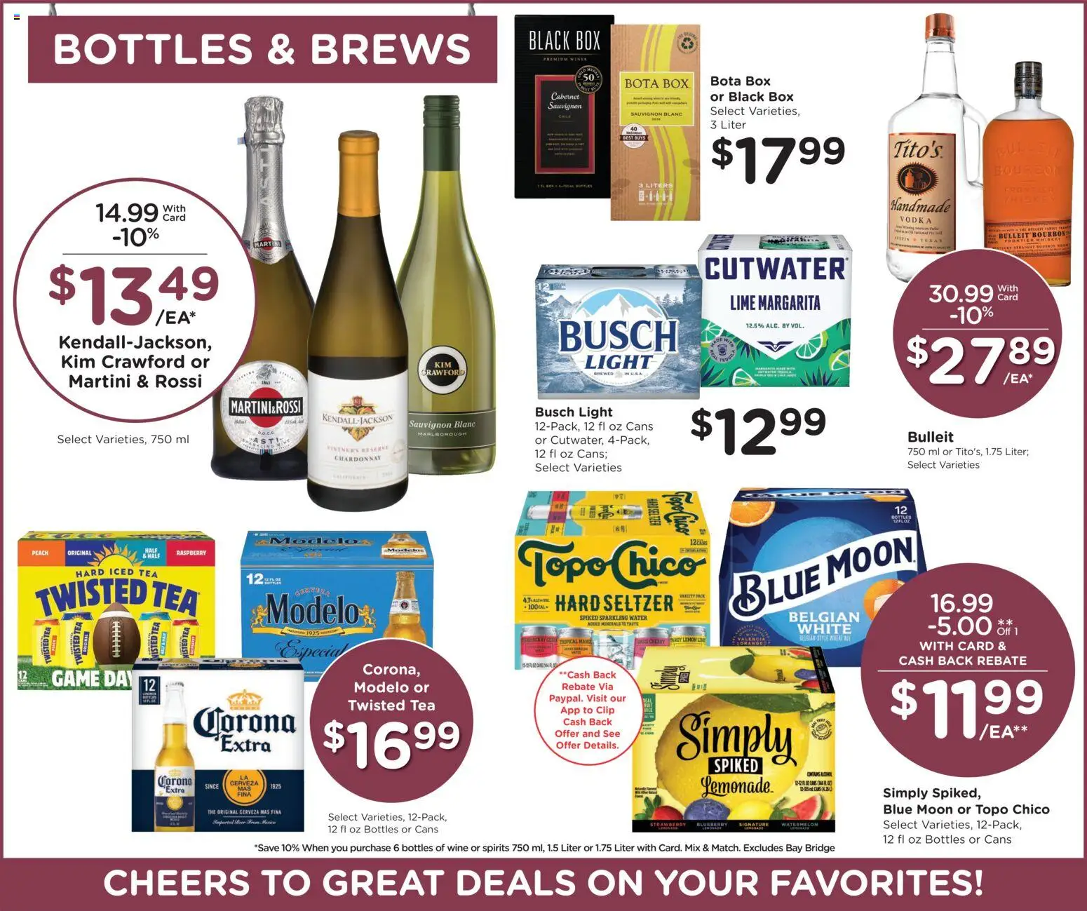 Baker's Weekly Ad - NE - valid from 28.11.2025 | Page: 8 | Products: Box, Tea, Whiskey, Raspberry