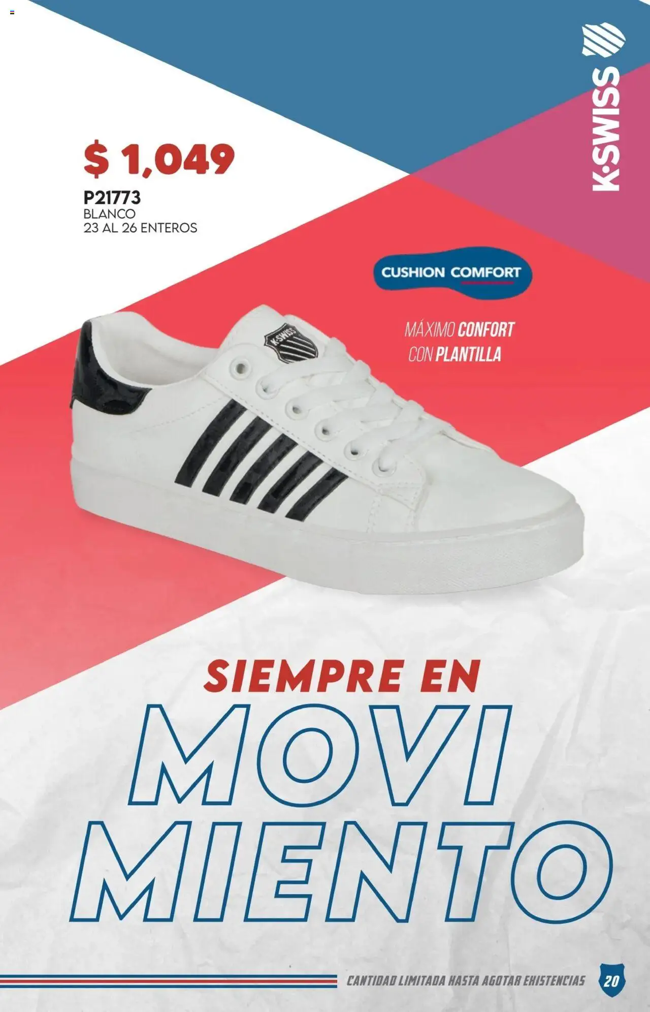 Nuevas ofertas de Cklass válidas en toda la República Mexicana desde el 29.09.2025. ¡Encuentra las mejores ofertas en Cklass - Catálogo Especial K-Swiss! | Página: 21