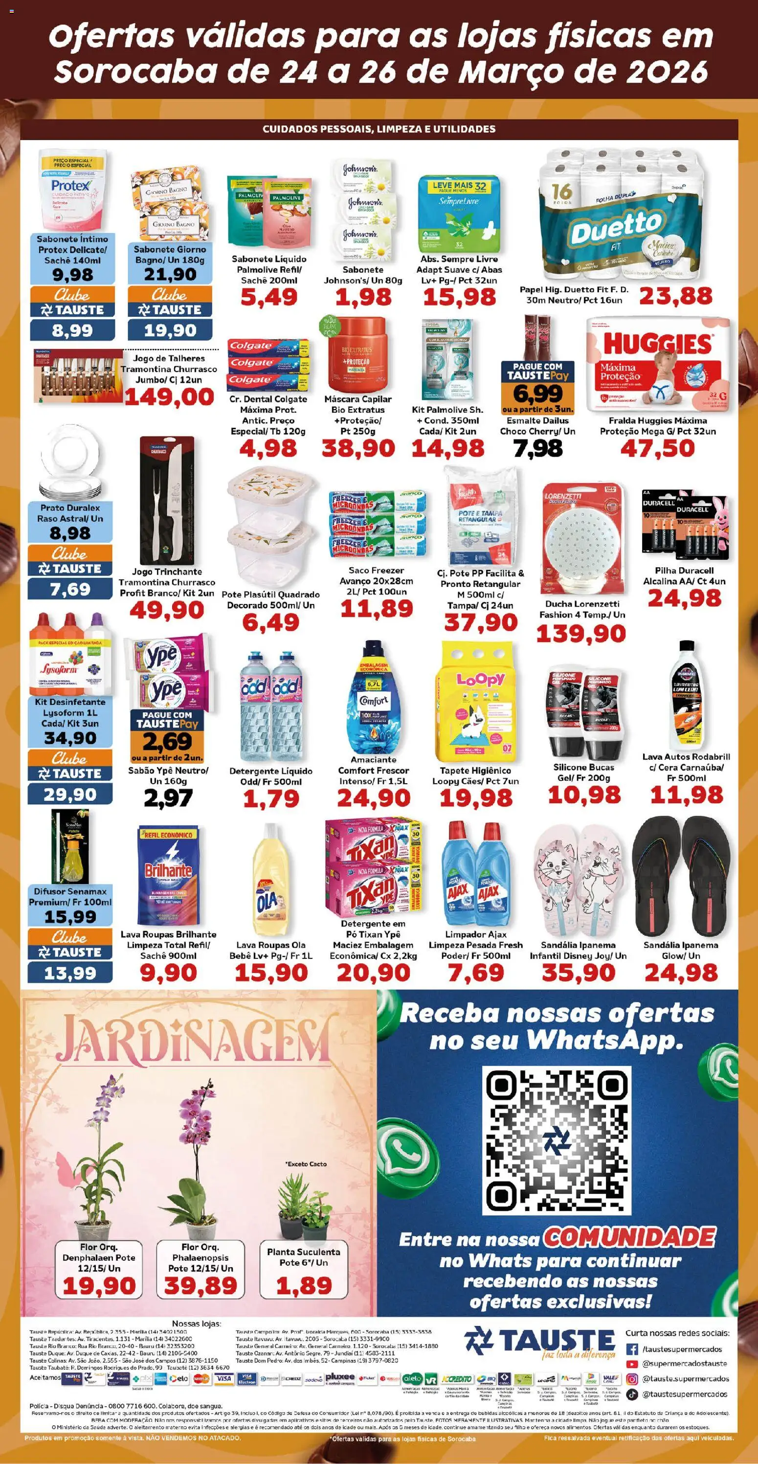 Tauste Folheto - válido de 24.03.2026 | Página: 5 | Produtos: Denphalaen, Microondas, Tapete higiênico, Sabonete