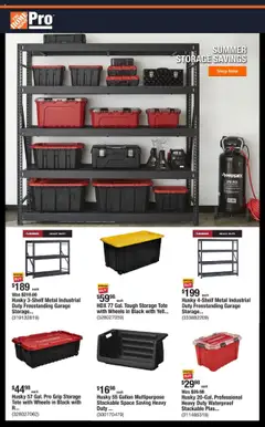 Preview of Home Depot weekly ads valid from 11.08.2025