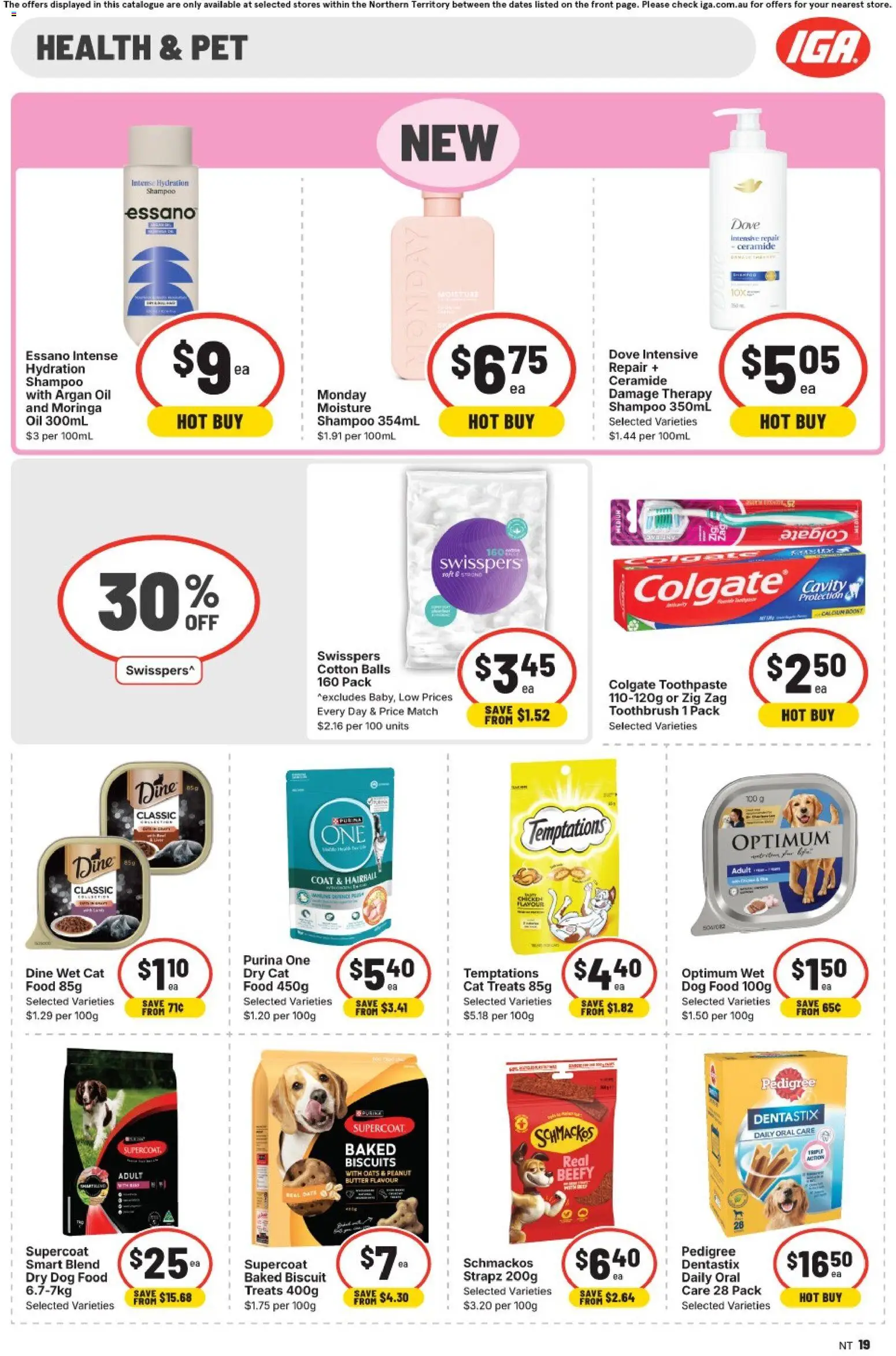 IGA catalogue - valid from 22.04.2026 | Page: 16 | Products: Beef, Oats, Dog food, Coat