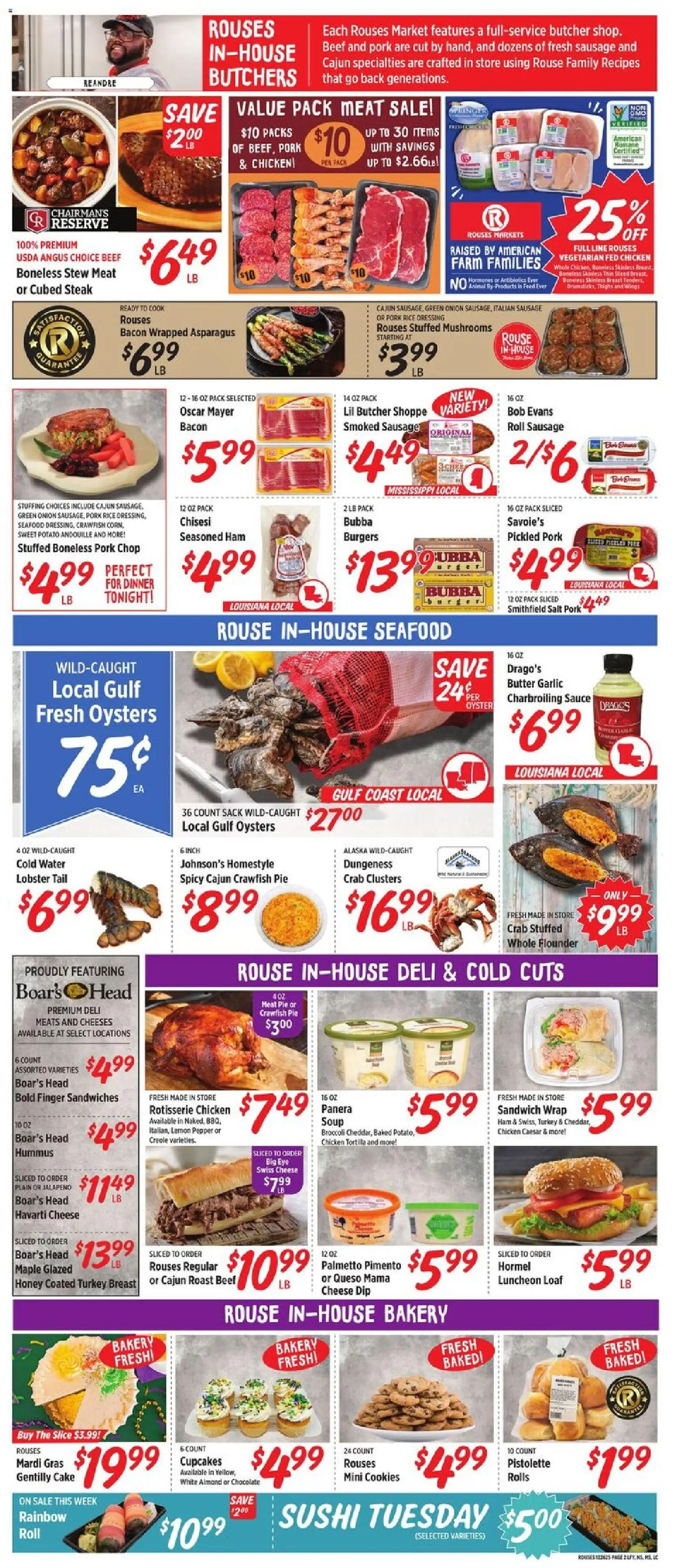 Rouses Weekly Ad - LA - valid from 26.12.2025 | Page: 6 | Products: Asparagus, Chocolate, Rice, Onion