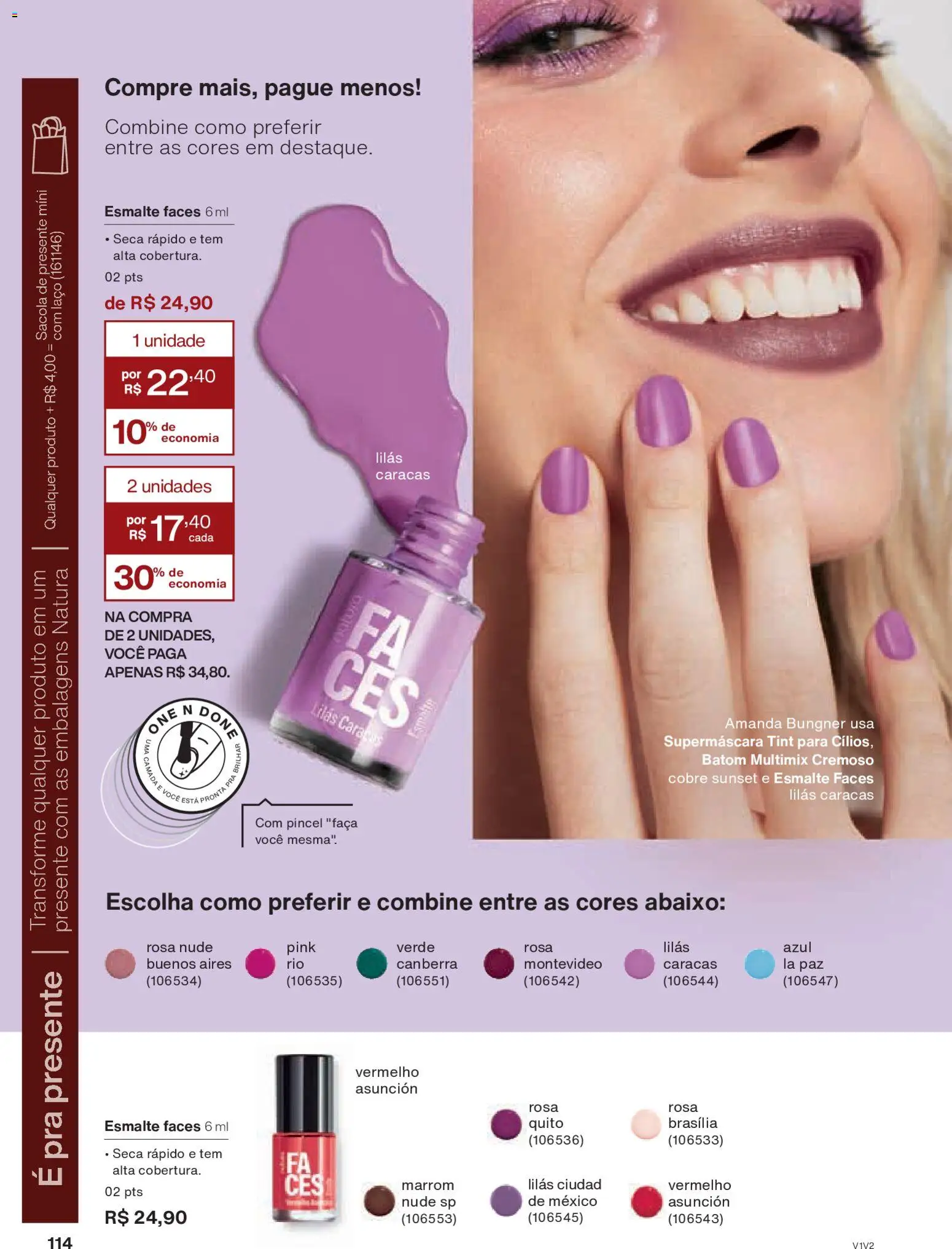 Natura Folheto - válido de 26.11.2025 | Página: 114 | Produtos: Pincel, Batom, Faca