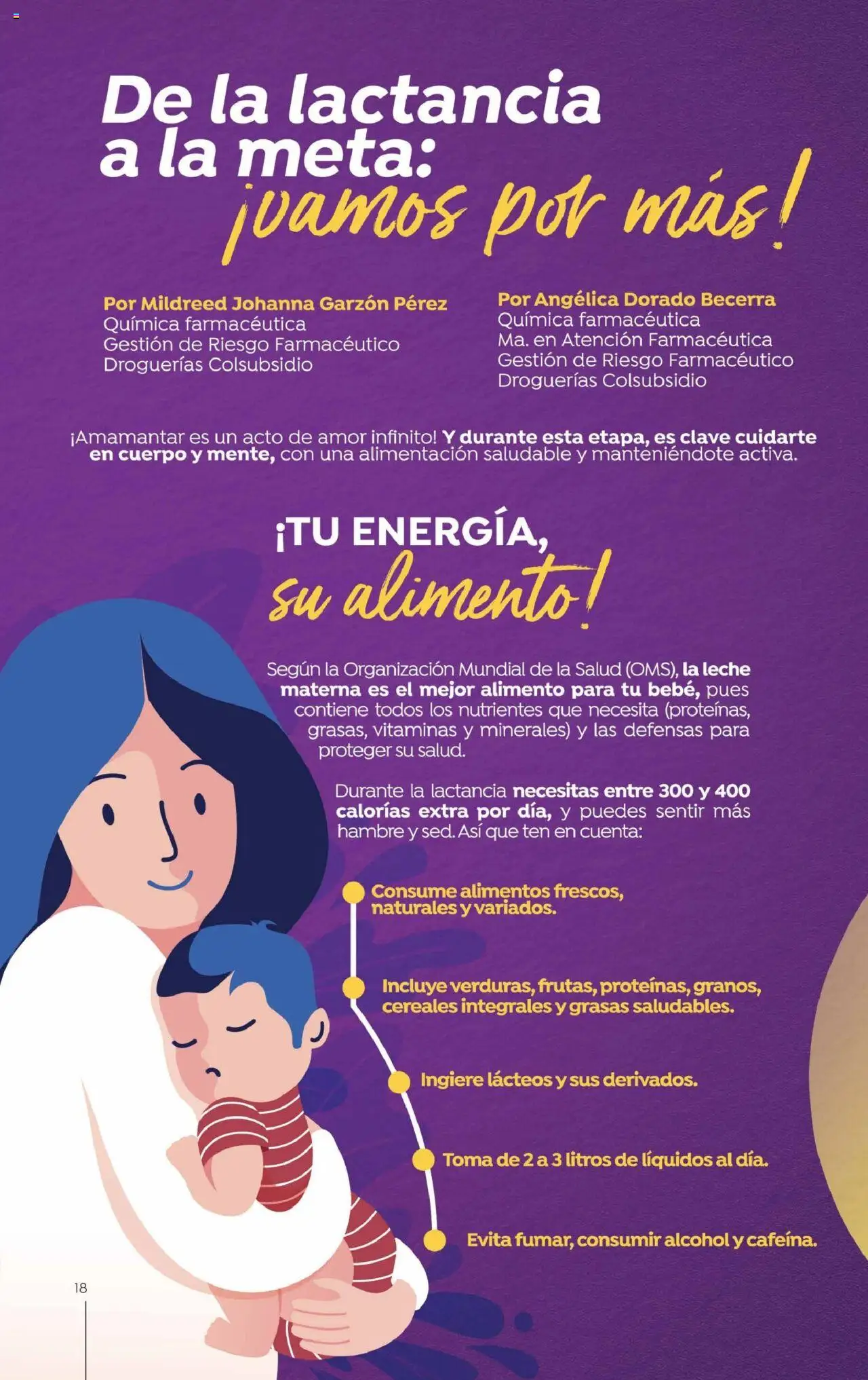 Colsubsidio revista - valida desde el 01.08.2025 | Página: 18 | Productos: Cereales, Vitaminas, Leche, Tintura