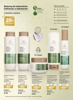 Vista previa de Natura campaña 17 2025, nuevo folleto de la tienda, válido en México a partir del 22.11.2025 | Página: 161 | Productos: Crema, Brillo, Humidificador, Acondicionador