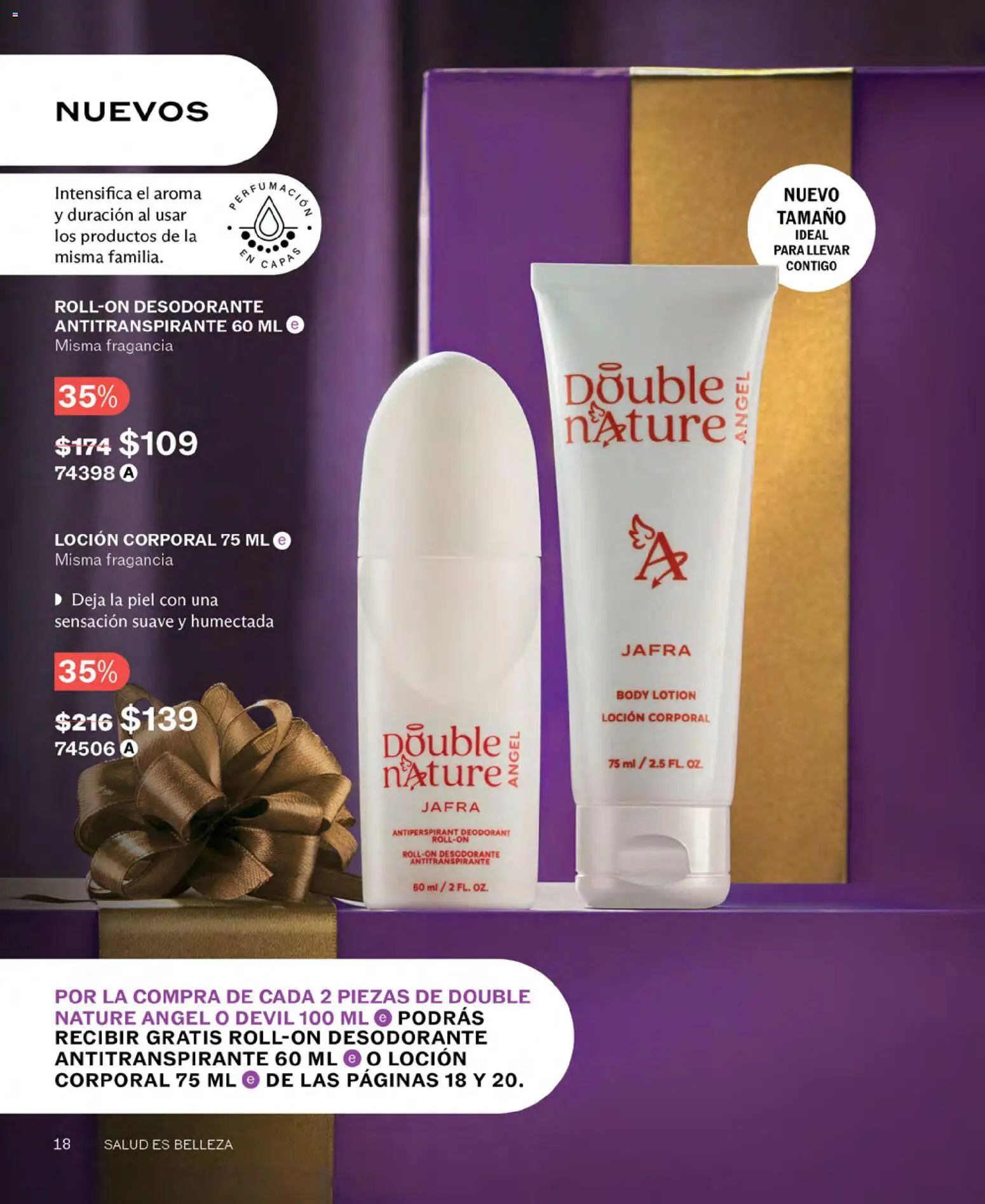 Nuevas ofertas de JAFRA válidas en toda la República Mexicana desde el 01.11.2025. ¡Encuentra las mejores ofertas en JAFRA catálogo! | Página: 18 | Productos: Desodorante, Antitranspirante, Body, Fragancia