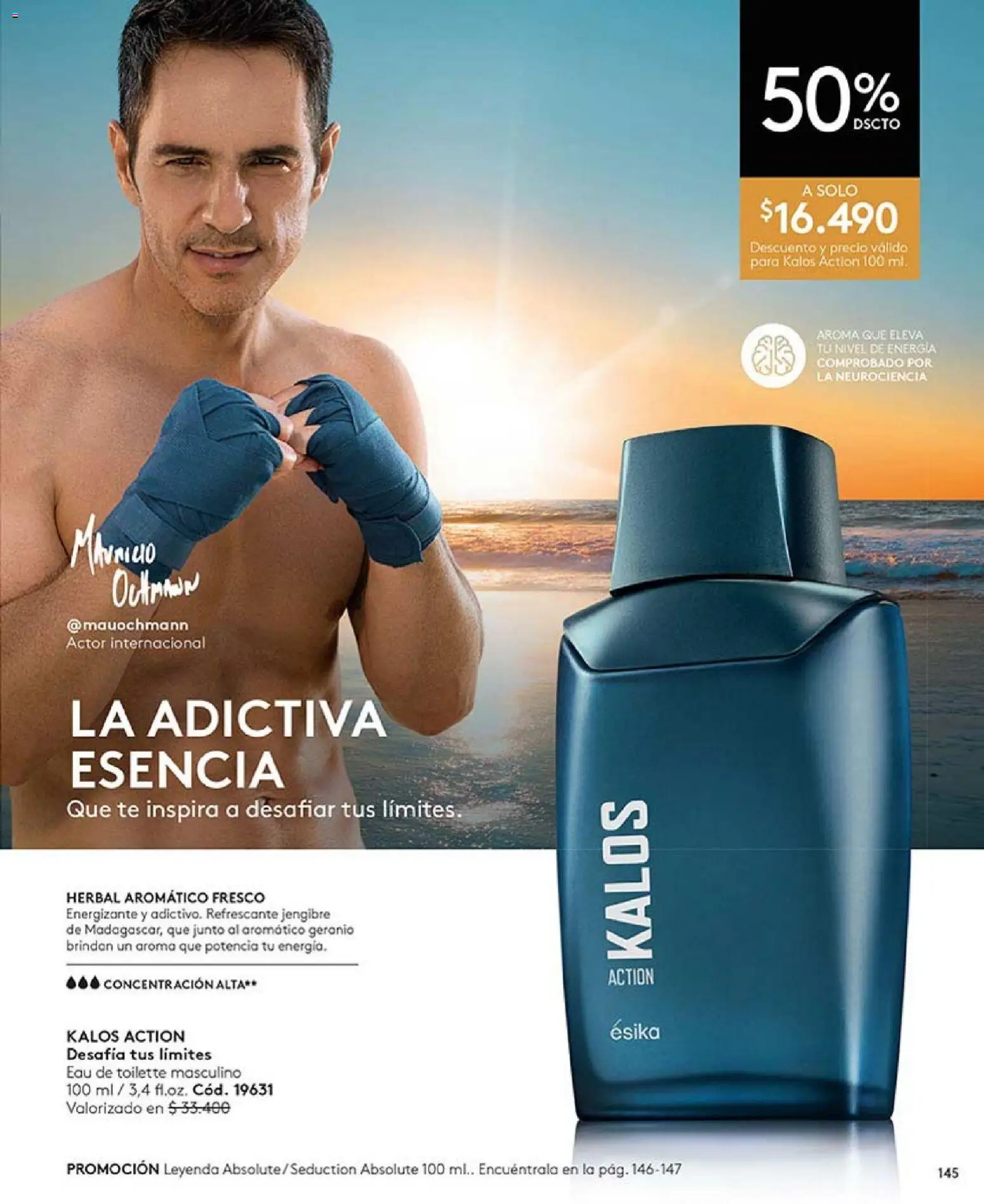 Catálogo Ésika Campaña 1 │ válido desde el 01.01.2026 | Página: 145 | Productos: Eau de toilette, Jengibre, Té