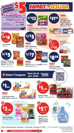 Preview of Family Dollar weekly ads valid from 05.10.2025