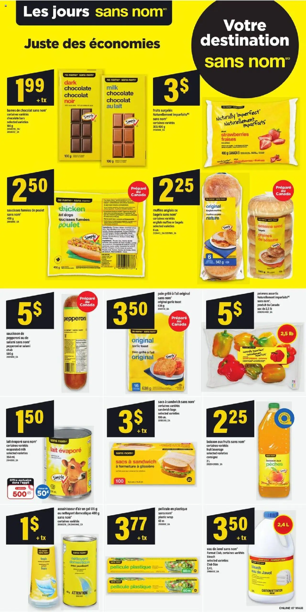 Maxi flyer valid from 16.10.2025 | Page: 11 | Products: Strawberries, Chocolate, Salami, Chicken