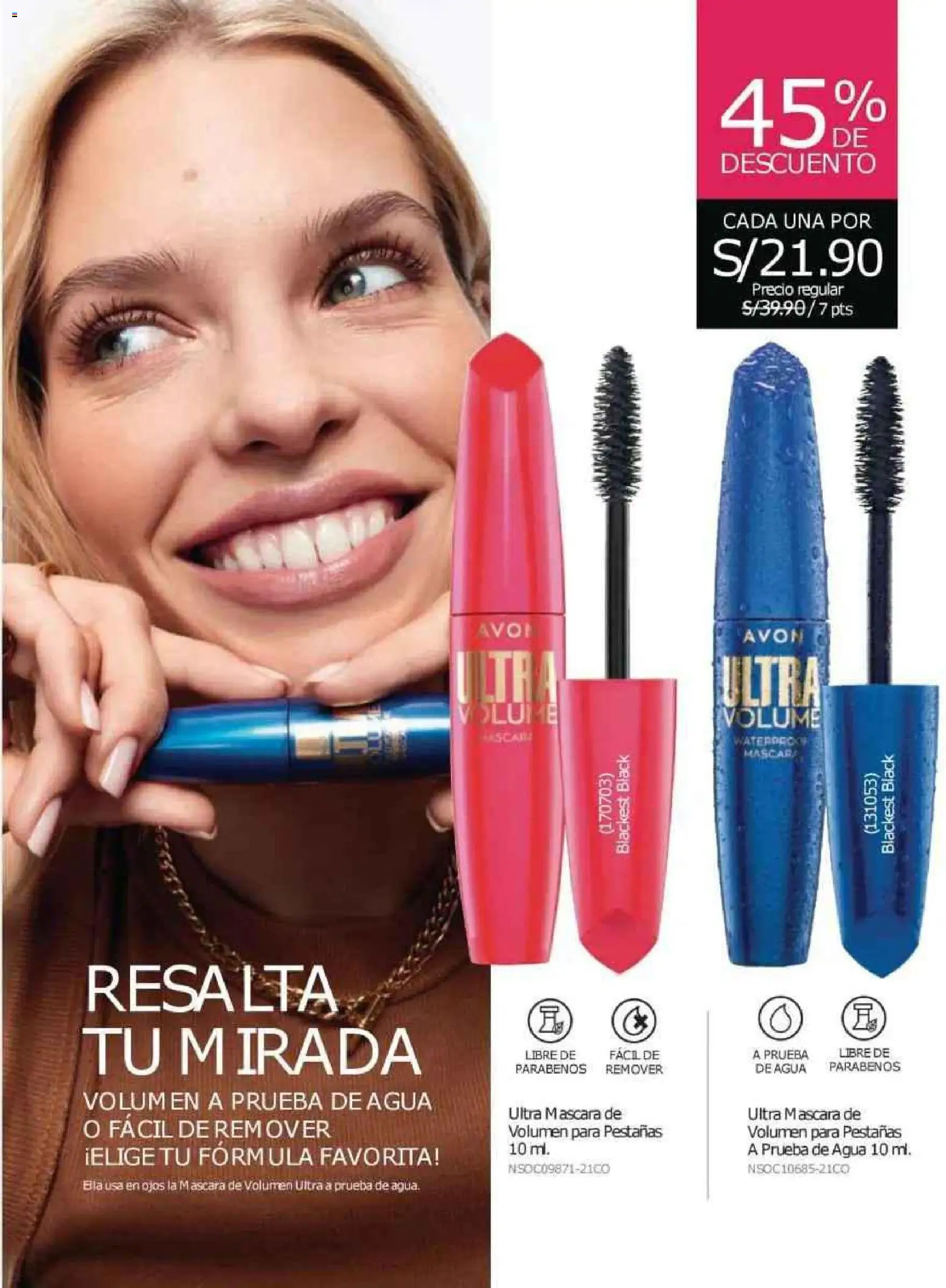 Catálogo Avon válido desde 12.10.2025 | Página: 39 | Productos: Máscara