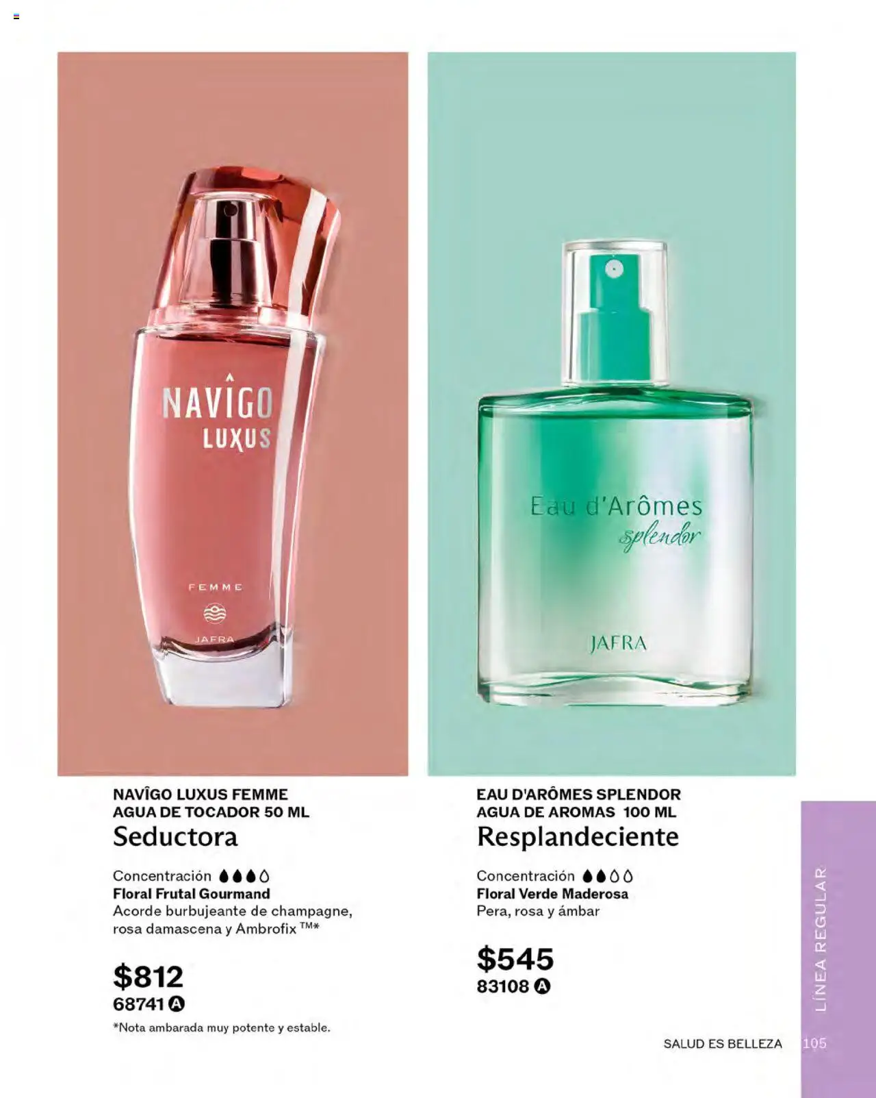 Nuevas ofertas de JAFRA válidas en toda la República Mexicana desde el 01.07.2025. ¡Encuentra las mejores ofertas en JAFRA catálogo! | Página: 105