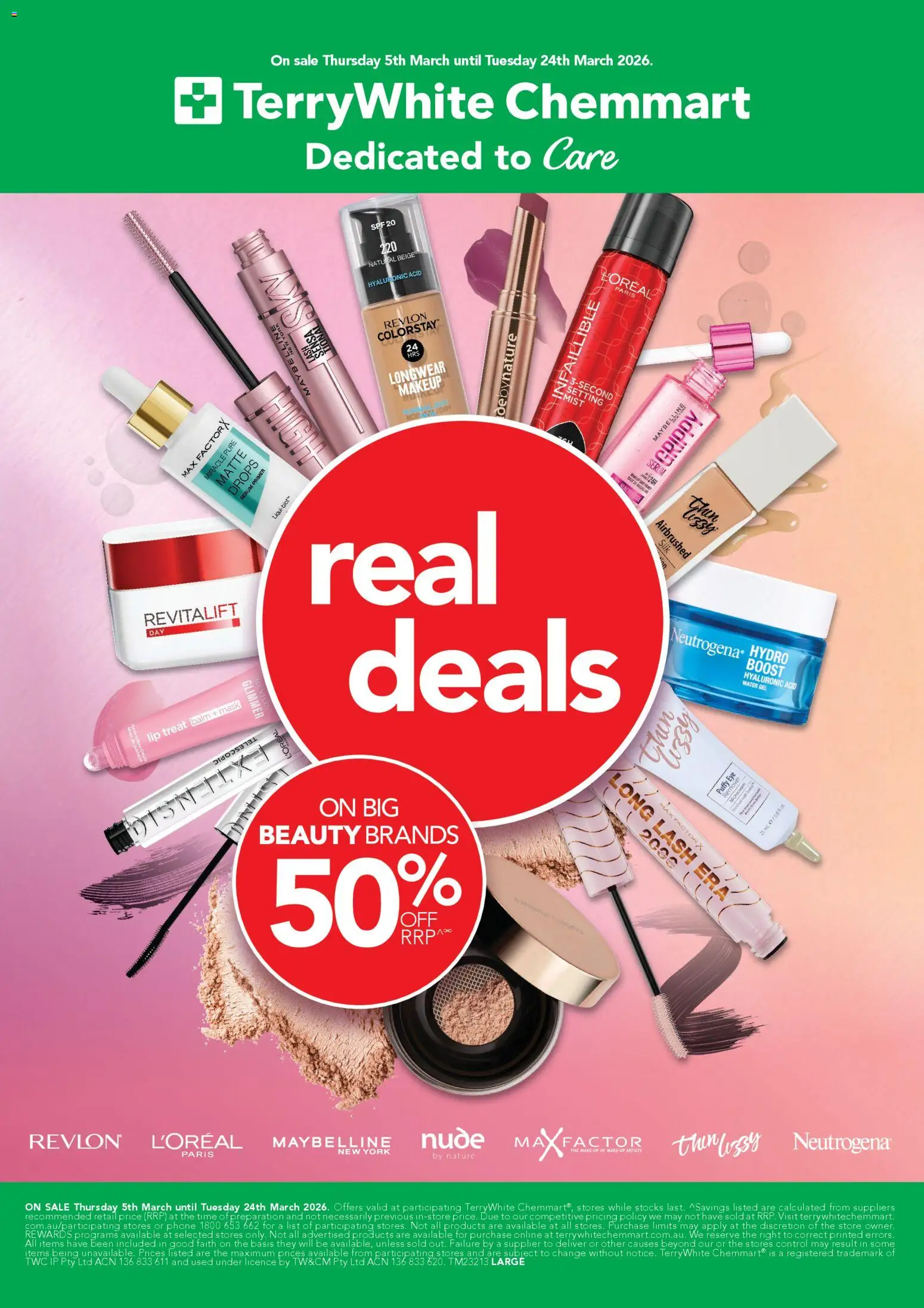 Terry White catalogue - valid from 05.03.2026 | Page: 32 | Products: Mask, Makeup, Water, Phone