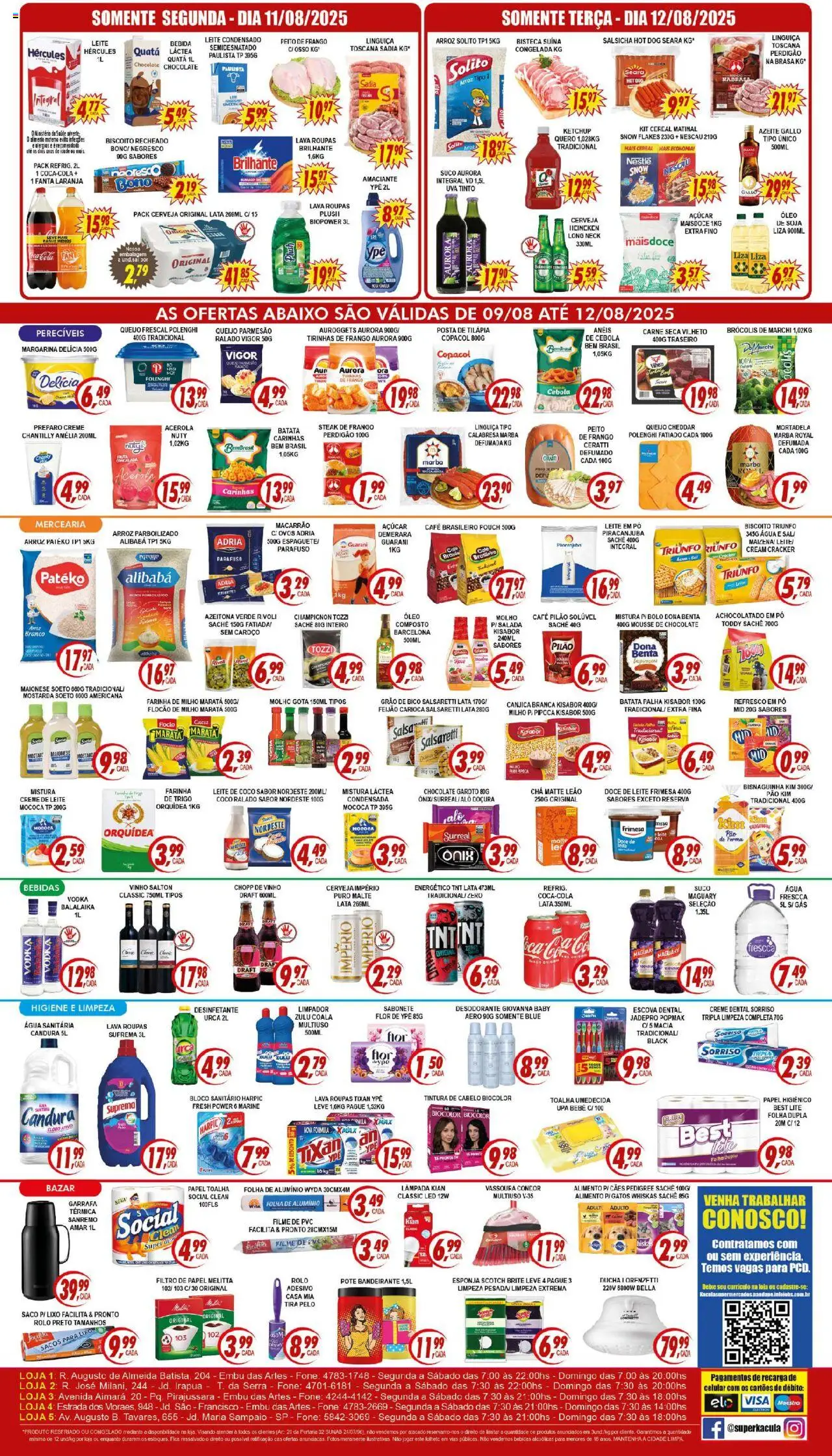 Kaçula Folheto - válido de 09.08.2025 | Página: 2 | Produtos: Mousse, Bico, Azeite, Desinfetante