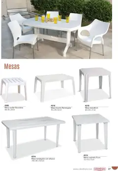 Colombraro Catálogo General 2025 │ válido desde el 16.04.2025 | Página: 27 | Productos: Mesa