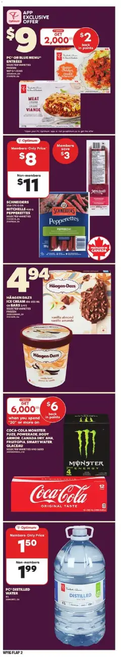 Preview of Loblaws flyer - AB from shop Loblaws valid from 23.10.2025 | Page: 2 | Products: Cream, Ice cream, PC, Chicken
