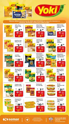 Semar Supermercado ofertas Yoki - Pré-Visualização do folheto da loja Semar Supermercado, válido de 28.04.2026