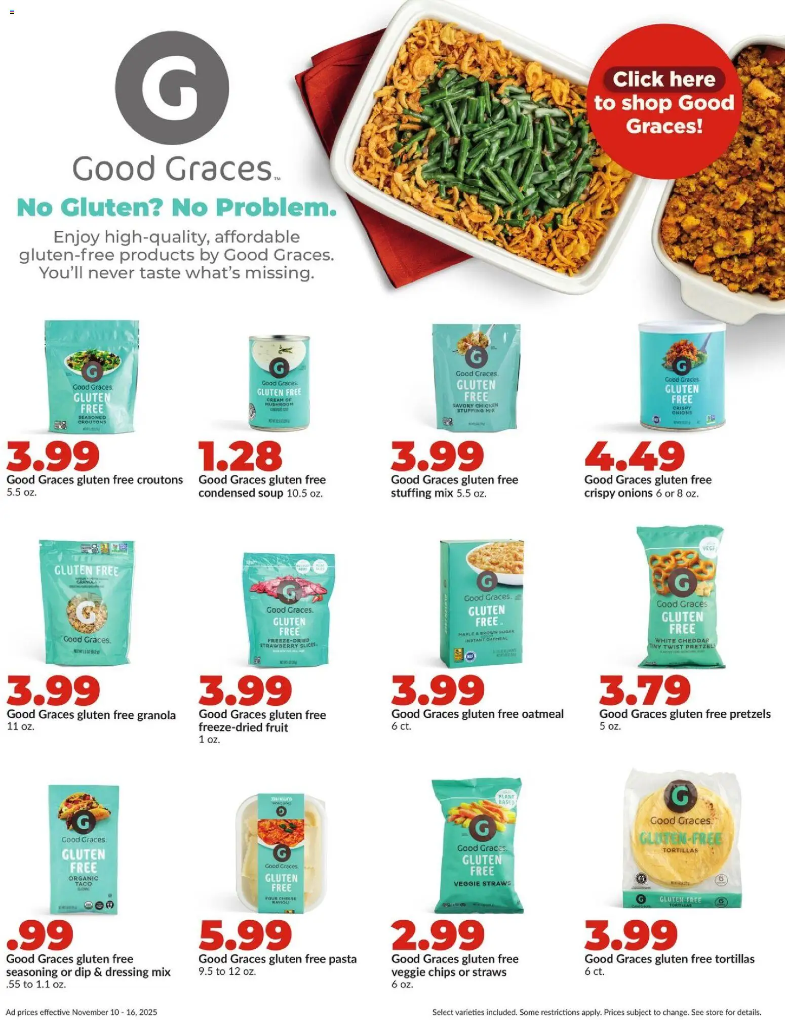 HyVee Weekly Ad - valid from 10.11.2025 | Page: 10 | Products: Cheese, Chips, Cream, Sugar