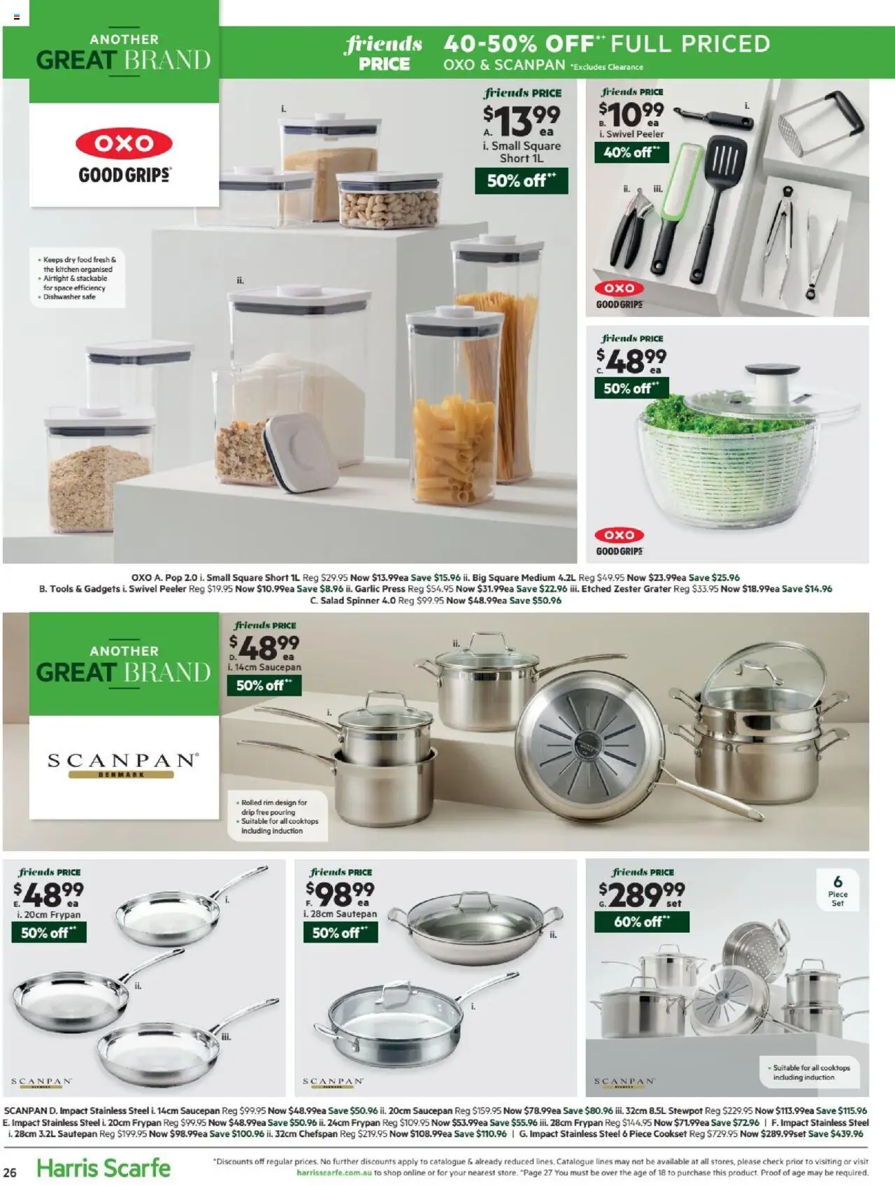 Harris Scarfe catalogue - valid from 13.10.2025 | Page: 26 | Products: Salad, Safe, Tools, Press