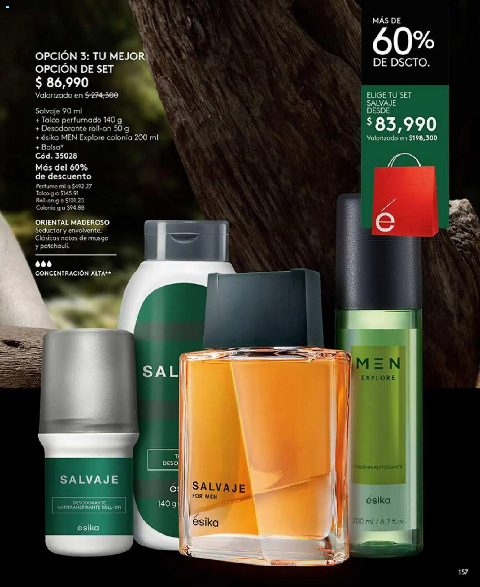 Ésika revista - valida desde el 01.01.2026 | Página: 157 | Productos: Perfume, Desodorante