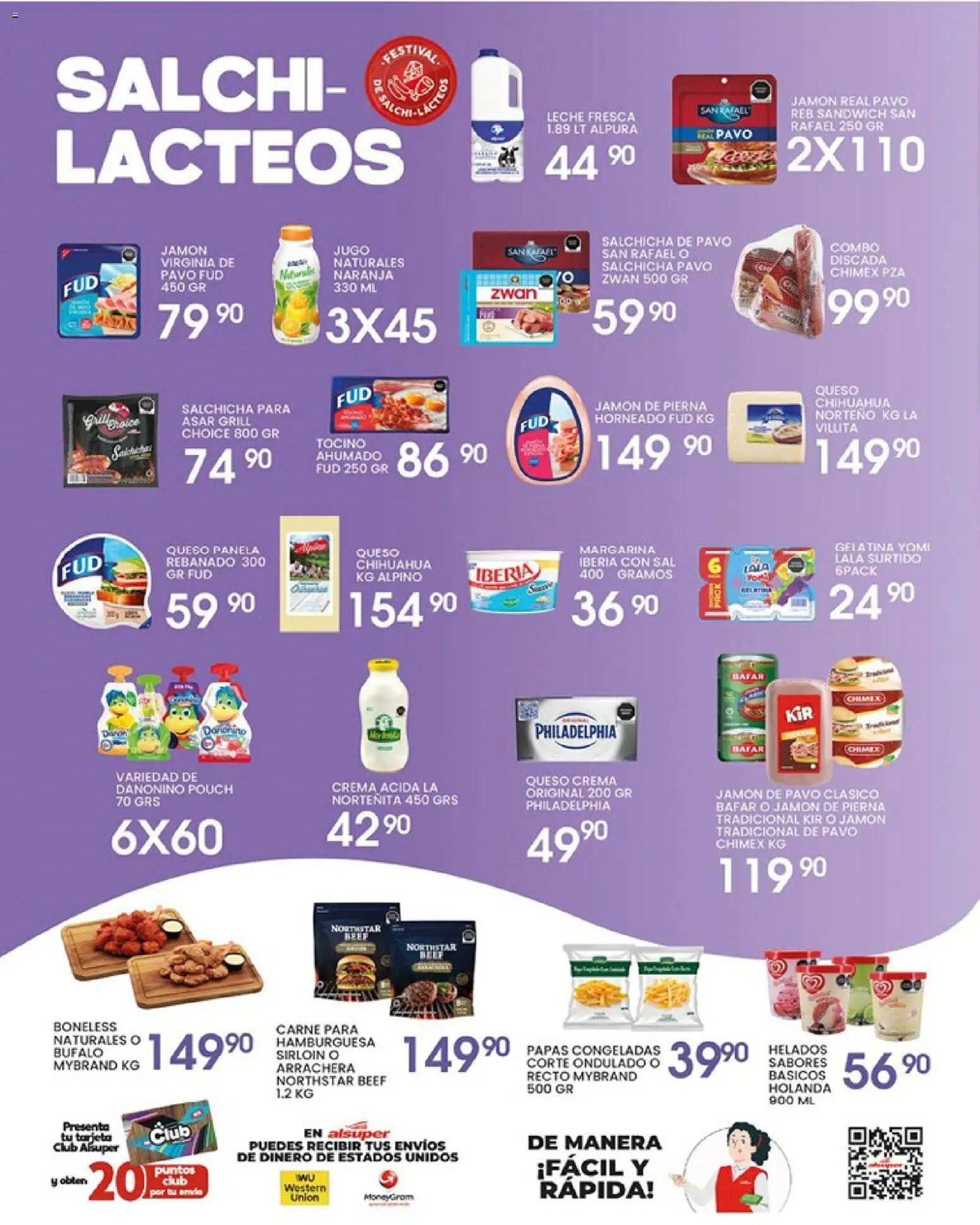 Nuevas ofertas de Alsuper válidas en toda la República Mexicana desde el 17.04.2026. ¡Encuentra las mejores ofertas en Alsuper folleto Saltillo! | Página: 3 | Productos: Crema, Leche, Jugo, Botella