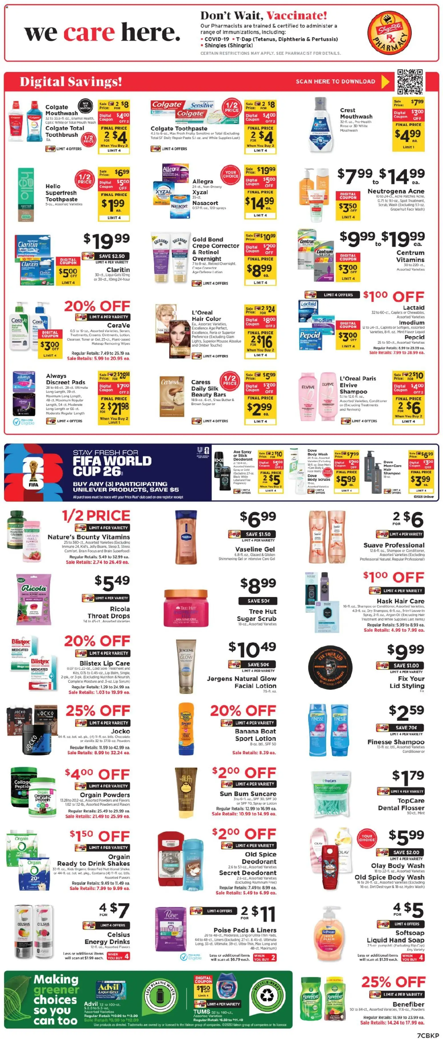 ShopRite Weekly Ad - valid from 10.04.2026 | Page: 11 | Products: Conditioner, Hair color, Chocolate, Body Wash