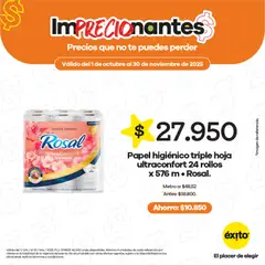 Éxito - Catálogo -  Vista previa de la revista de la tienda Éxito valido desde el 01.10.2025 | Página: 4