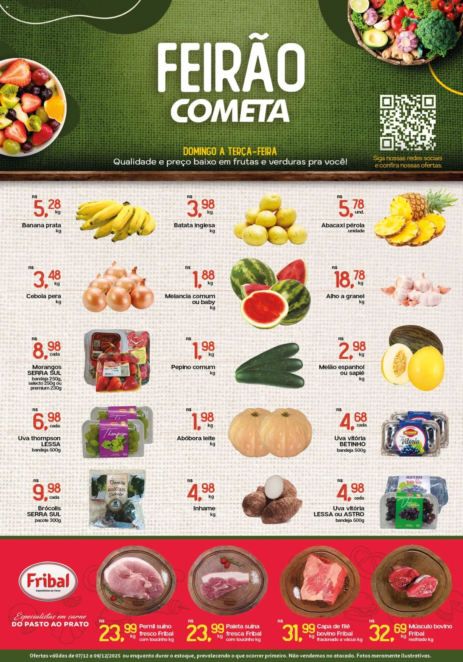 Cometa Supermercados Folheto - válido de 07.12.2025 | Página: 1