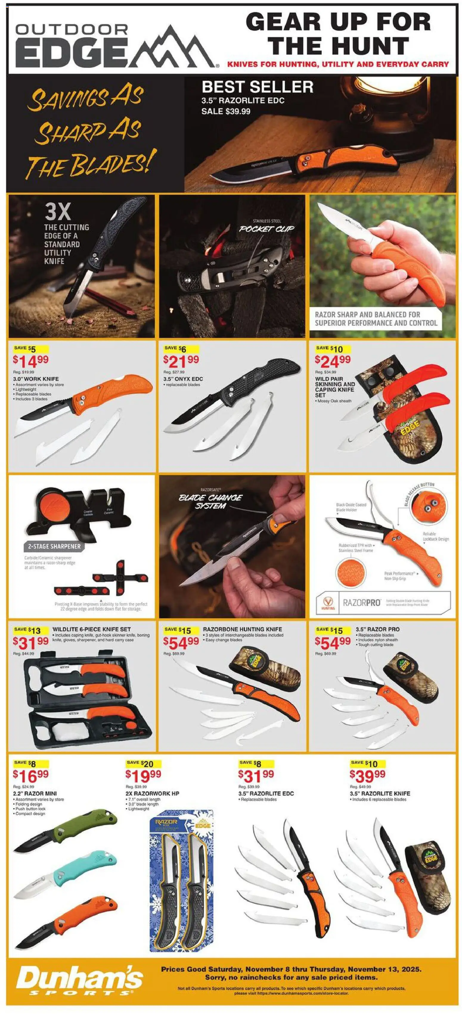 Dunham's Sports Black Friday - valid from 08.11.2025 | Page: 6 | Products: Utility Knife, Clip, Case