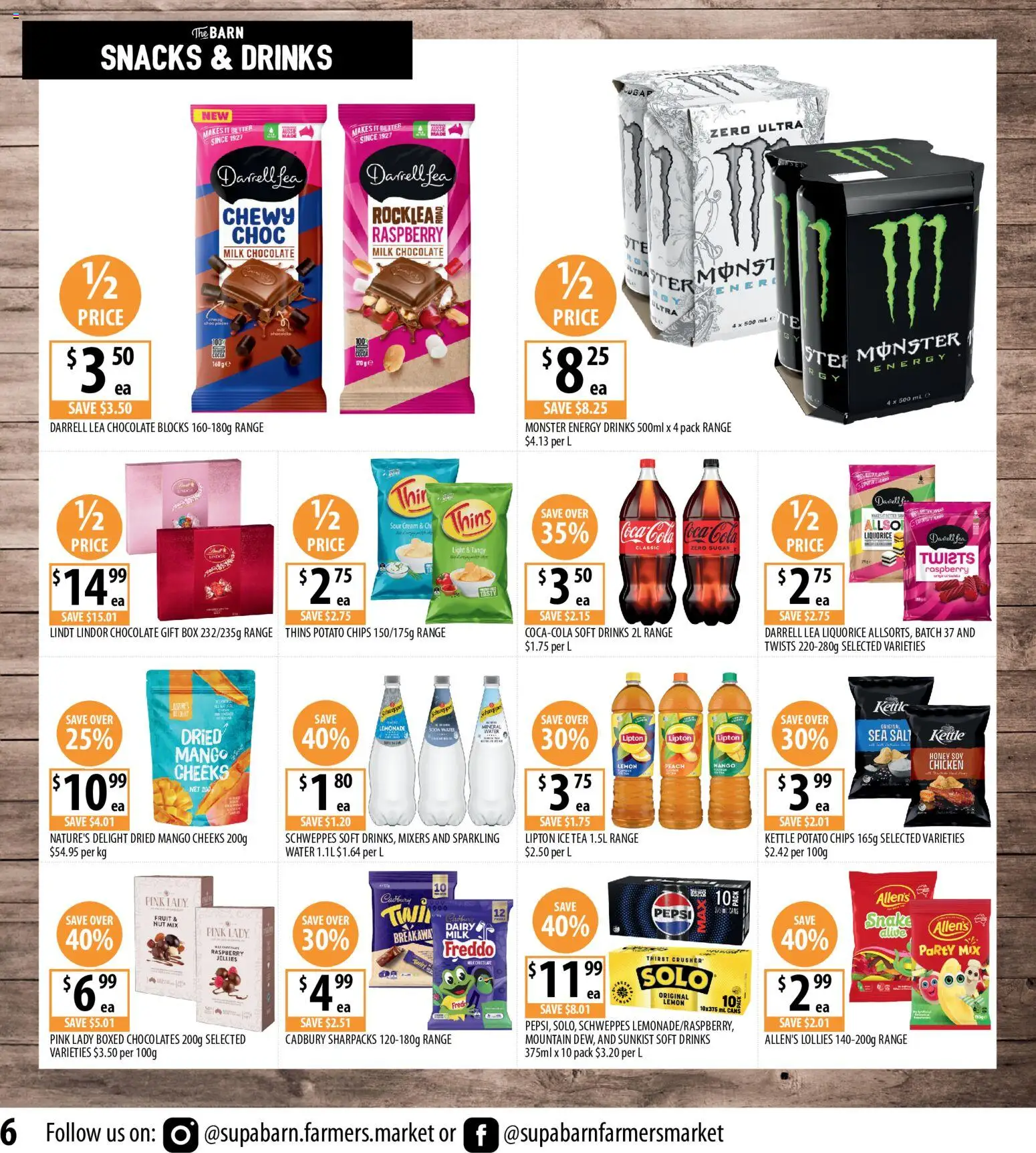 Supabarn catalogue - valid from 29.04.2026 | Page: 6 | Products: Chocolate, Chips, Salt, Kettle